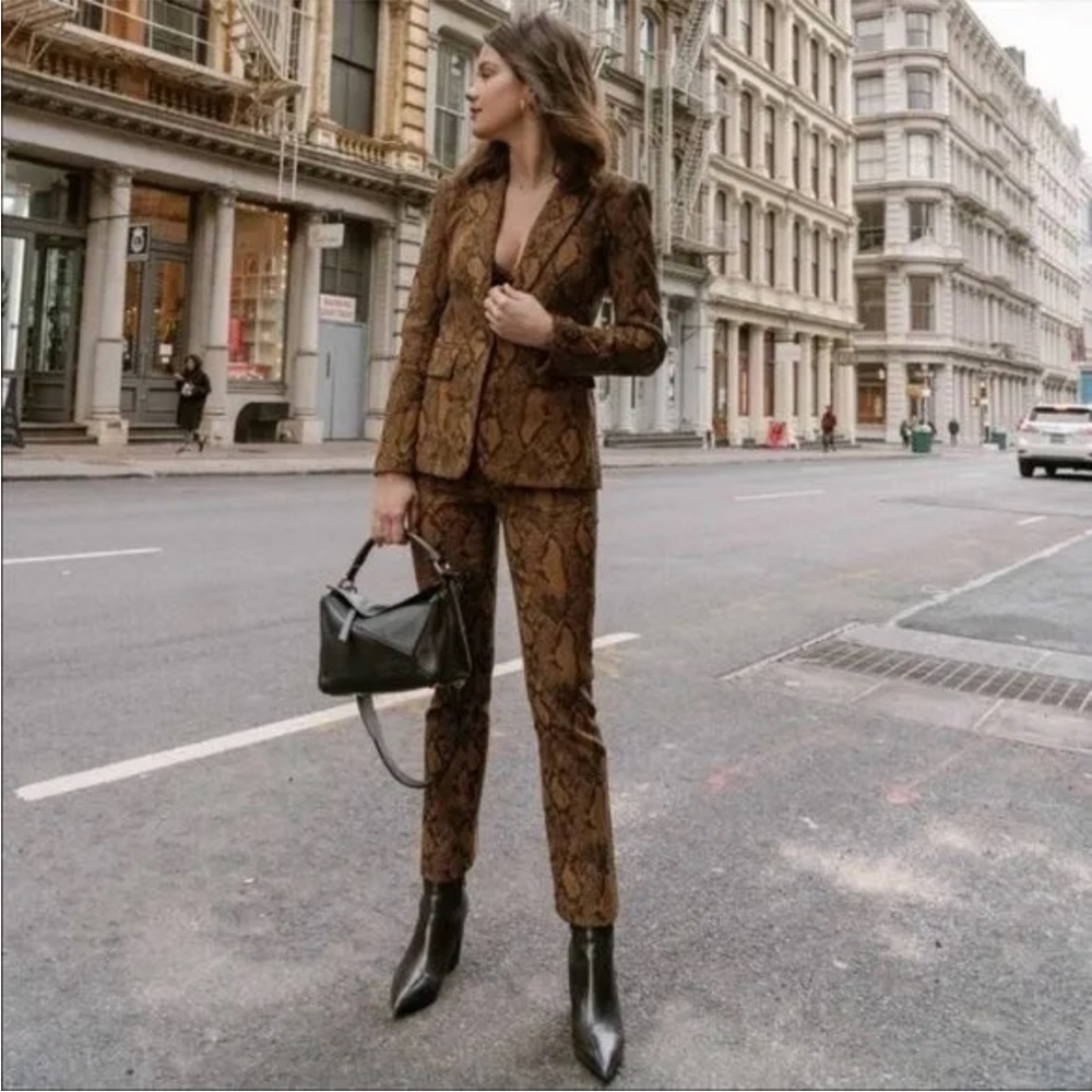 Joie Python print pants